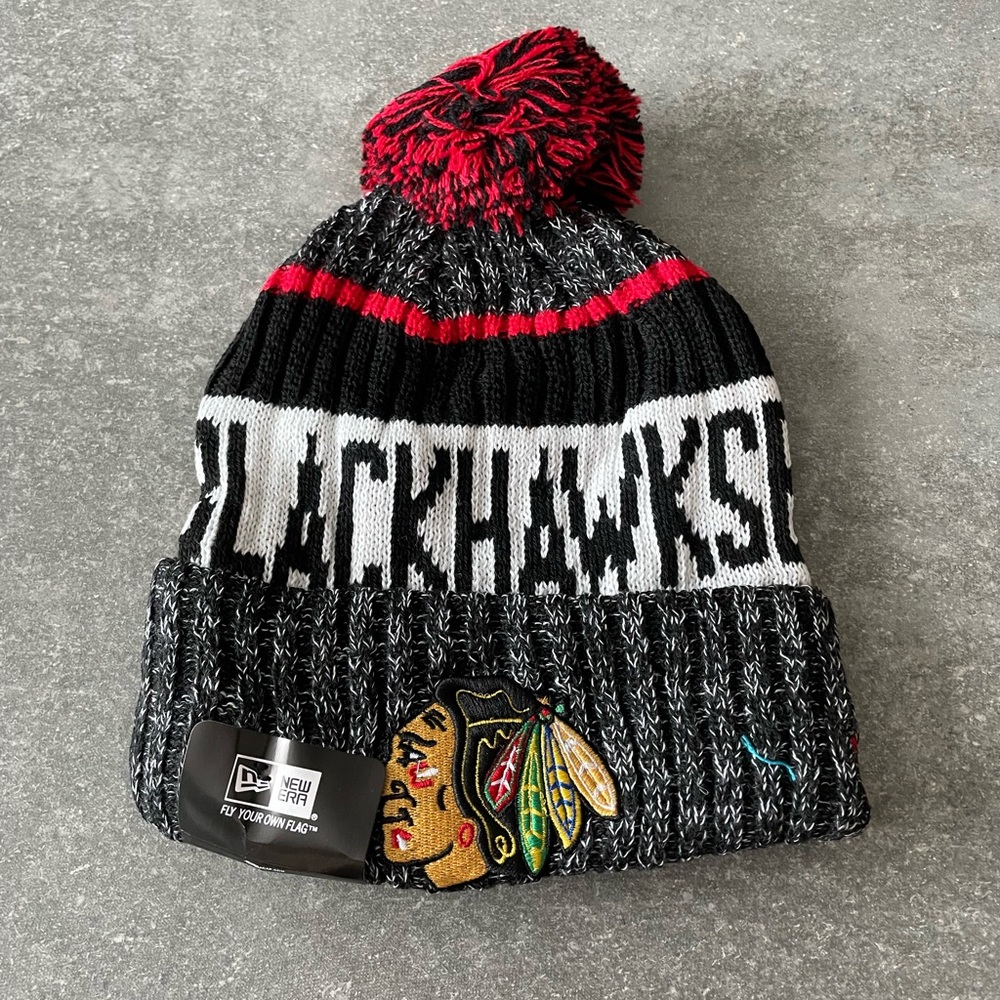 PRICE IS FIRM Brand new Chicago Blackhawks beanie